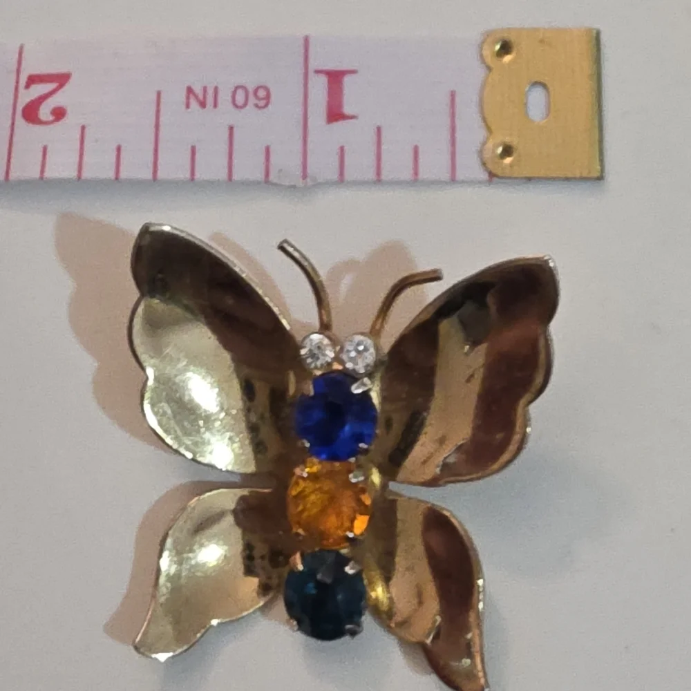 14K VERMEIL VINTAGE CORO DESIGNER BROOCH STERLING SILVER 925